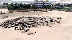 Ancient Egyptian beer facotry located at burial site in Abydos, Egypt;