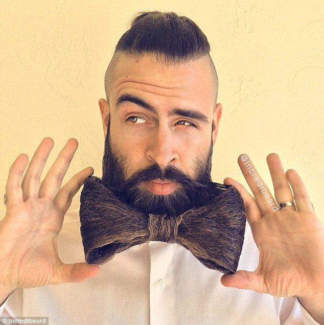 Beard Man Bow Tie;