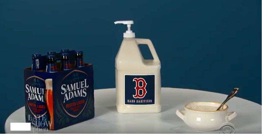 The Late Show with Stephen Colbert Boston Hand Sanitizer Ingredients;