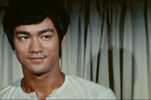 Bruce Lee Smiling;