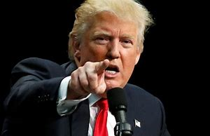 Donald Trump Angrily Pointing His Finger;