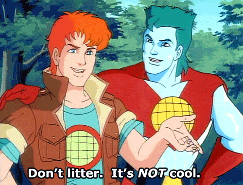 Captain Planet and Wheeler Earth Day message;