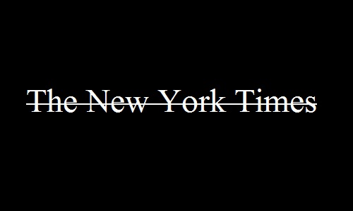 Fake News The New York Times;