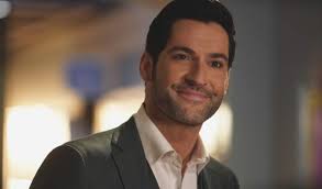 Lucifer Morningstar Smiling About Something;