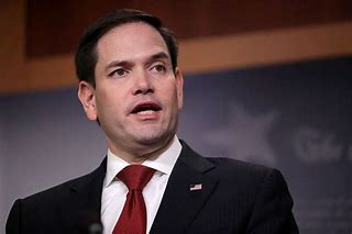 Marco Rubio Speaking at the Podium;