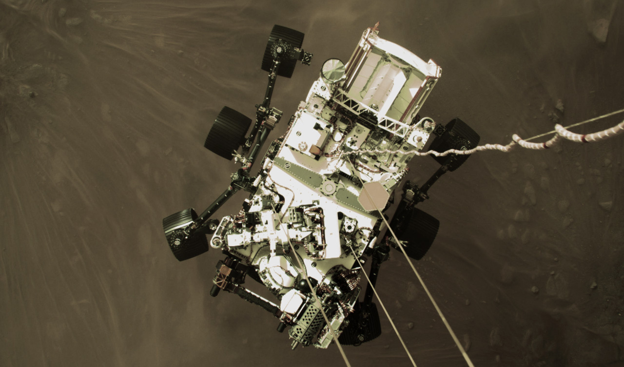 NASA Mars Perseverance Rover Landing on Mars;