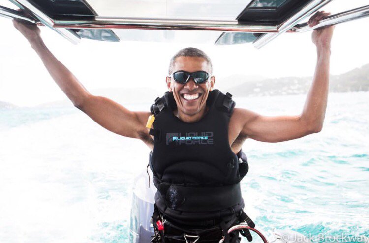 Barack Obama on Vacation;