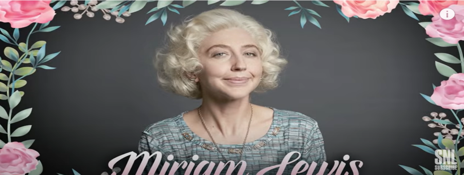 SNL Grandma Miriam Lewis played by Heidi Gardner;