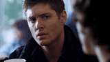 Supernatural Dean trying to stay awake;