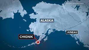 An 8.2 magnitude earthquake off the Alaskan coast;